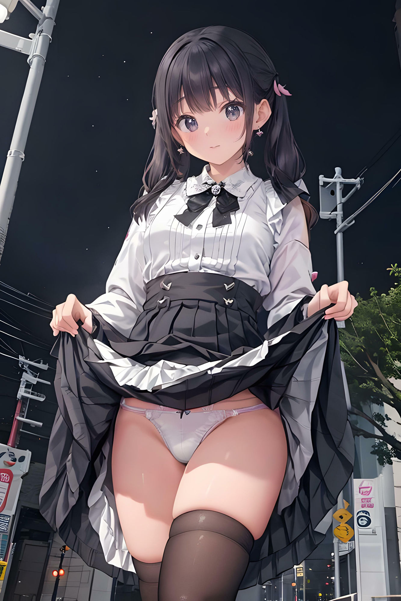 恥ずかしがりながら自らパンツを見せつけてくる地雷系女子【大ボリューム！！500ページ】_1